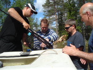 Fiskeutvalget i VJFF har lagt ned en betydelig innsats ved og i Abbortjernet!